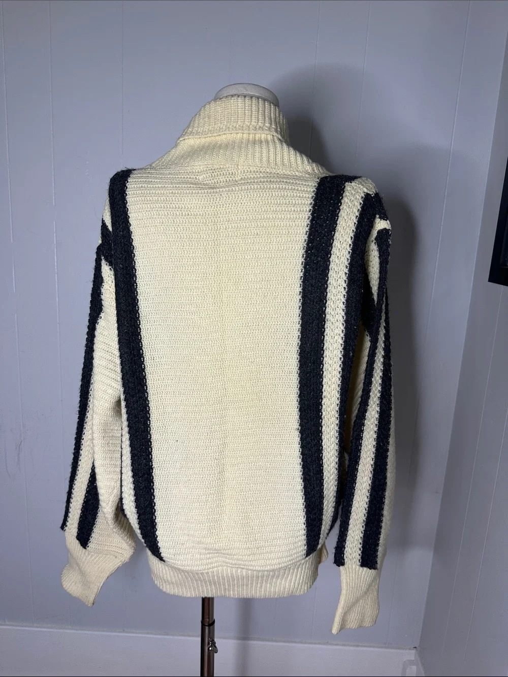 Vintage 60s Campus Lambswool Blend Knit Sweater